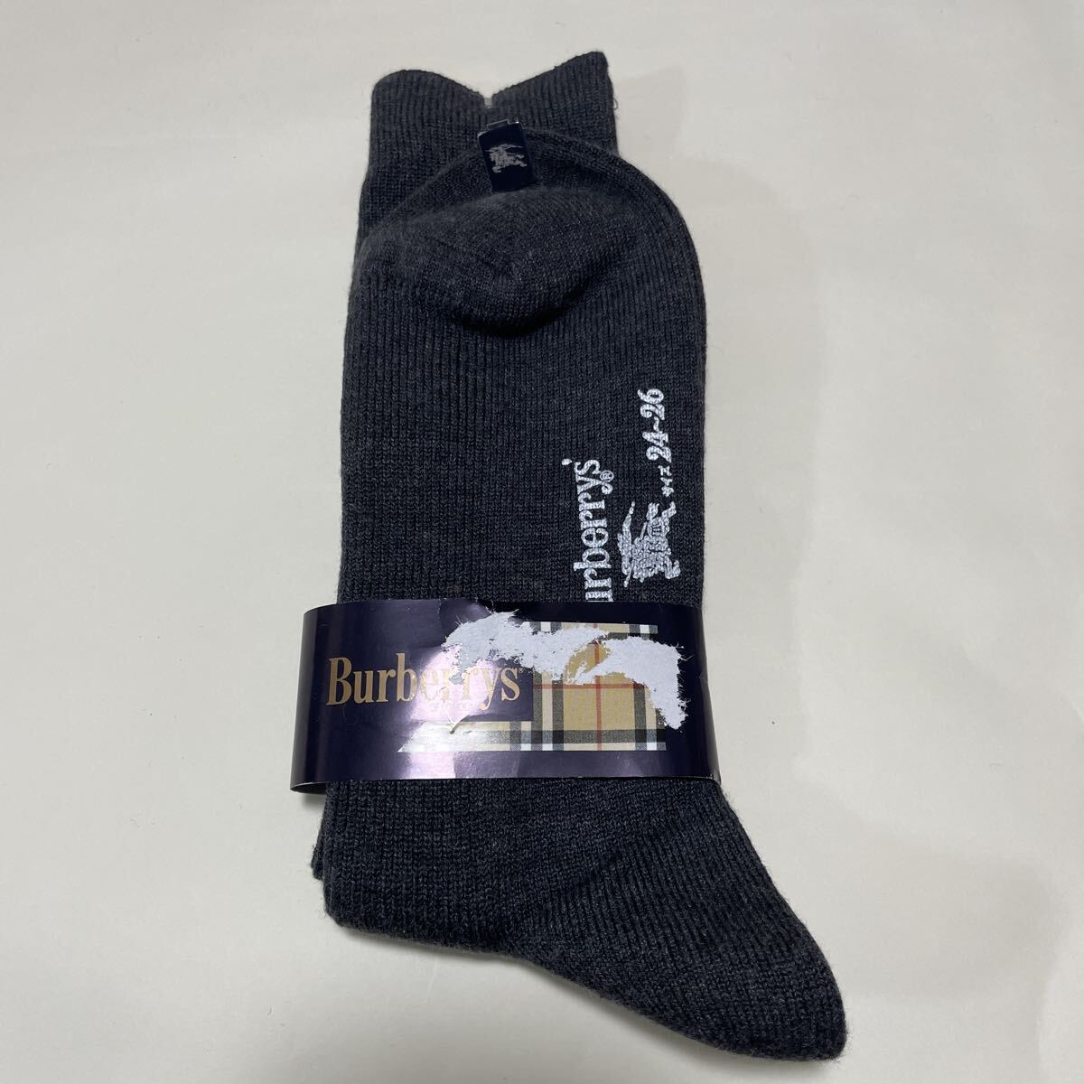 Burberrys 靴下 ソックス 綿　ポリエステル　ナイロン　サイズ24-26