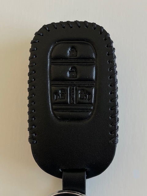 牛革ぴったり収まる 新型フリード スマートキーケース 黒色 1