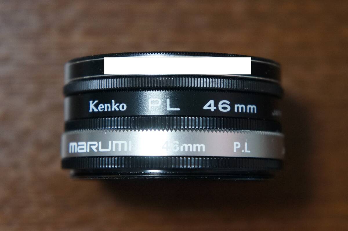 ◆説明必読◆【580円/枚】[46mm] Kenko PL / marumi P.L 偏光フィルター