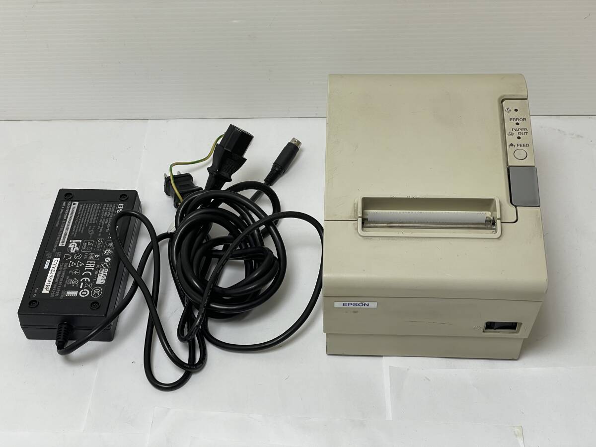 ▽μB1【現状品】 EPSON レシートプリンター サーマルプリンタ 本体 TM-T88IV M129H 