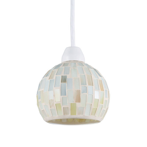 【店頭展示未使用品】モザイクペンダントライトＳ リュザール ユキカゼ Ｗ 21131 [4.5畳 /E17]　イシグロ｜ISHIGURO