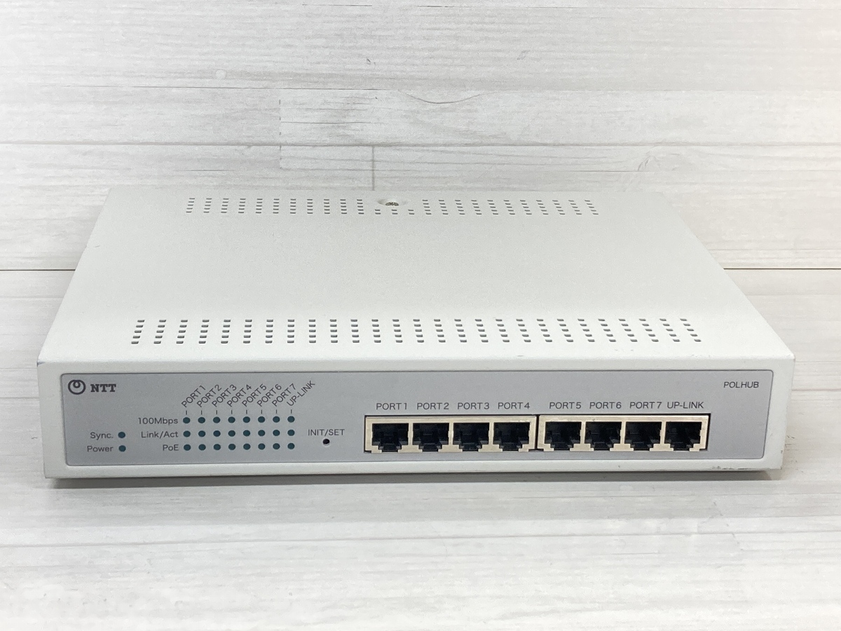  NTT NX-POLHUB-(1) NX-給電HUB ※通電のみ確認 NX-①