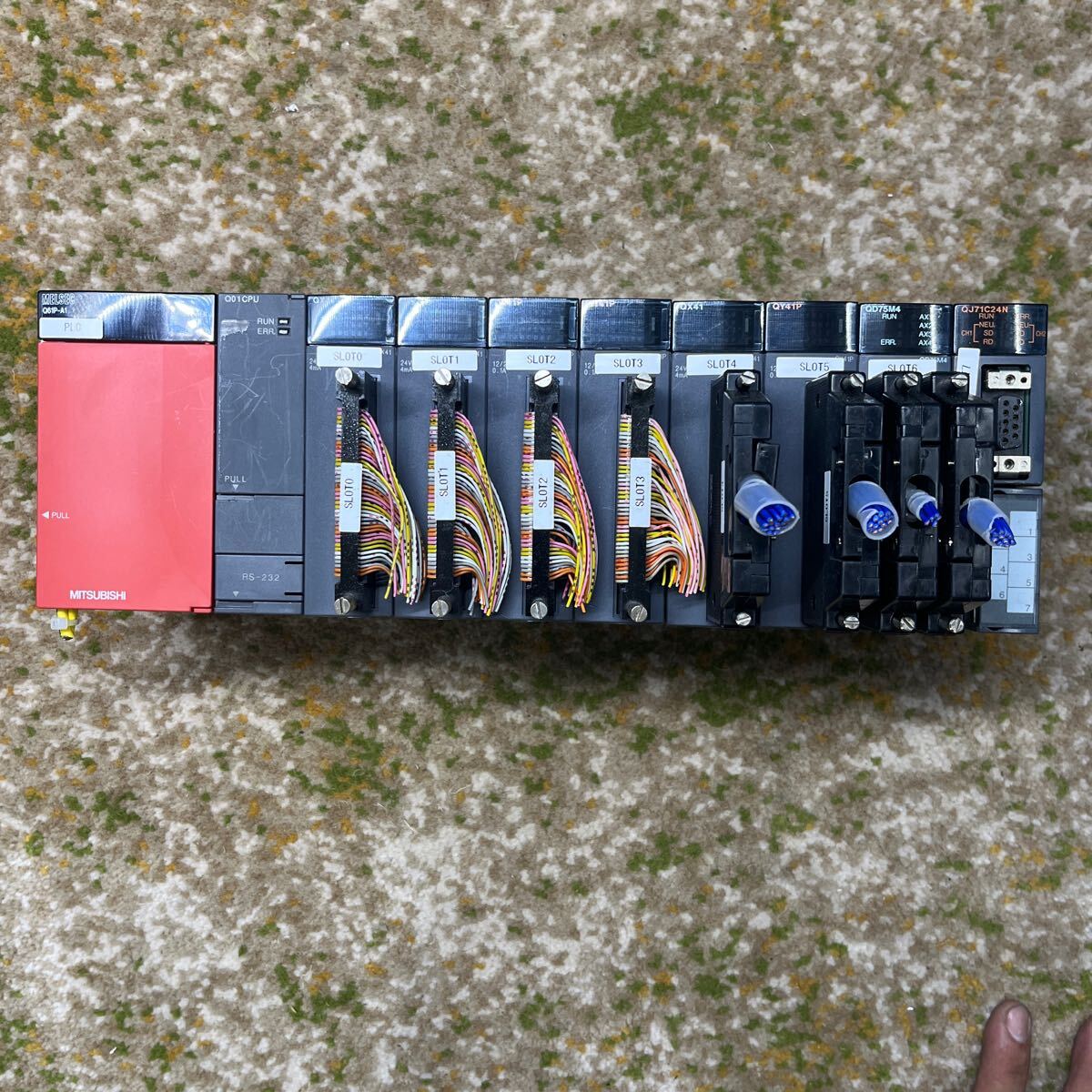 MITSUBISHI 三菱 シーケンサユニット Q61P -A1/Q01CPU /QX41/QY41P/QD75M4/QJ71C24N