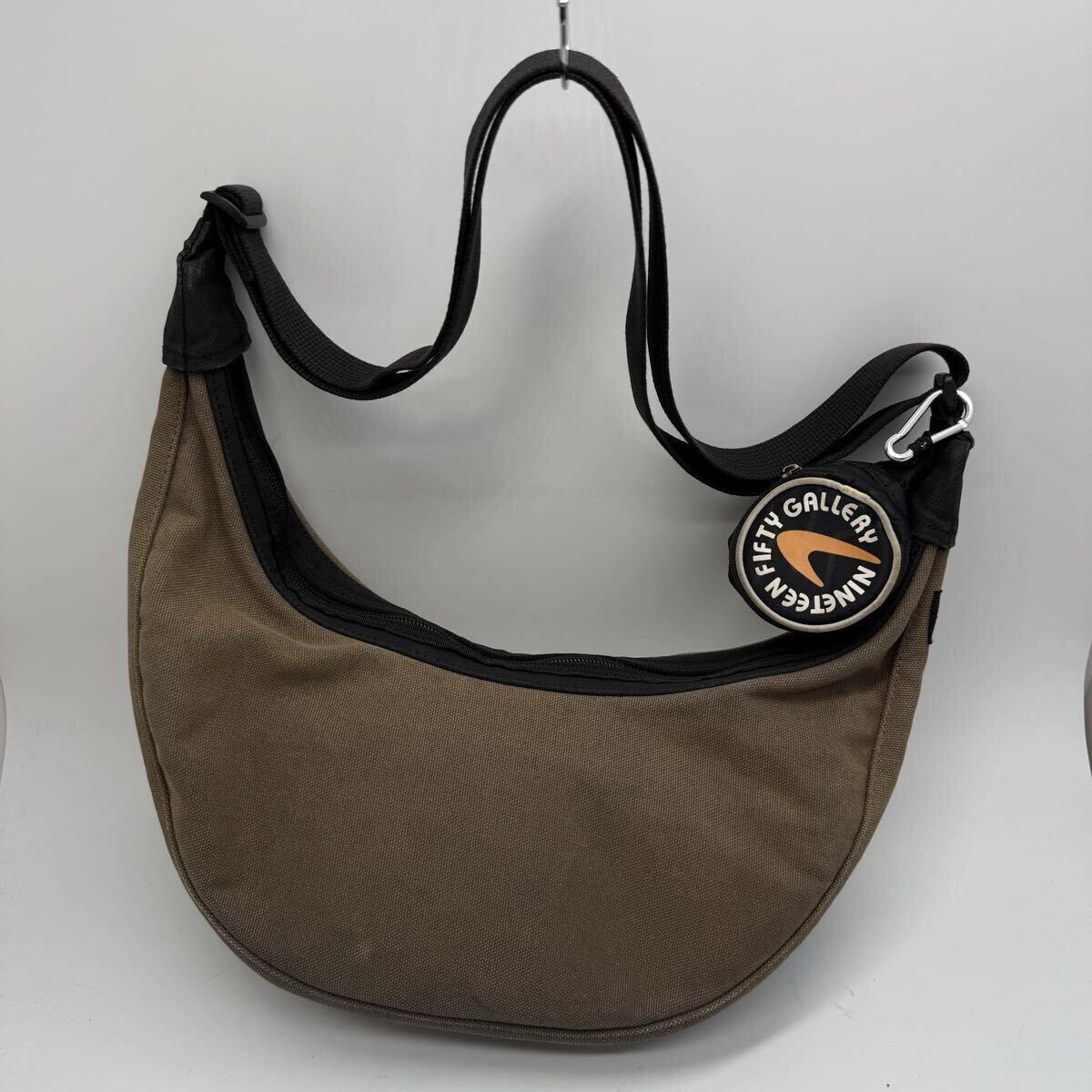PORTER G1950 00s archive canvas half moon bag fade ポーター ギャラリー1950 コラボ キャンバス ショルダーバッグ アーカイブ 裏原 希少