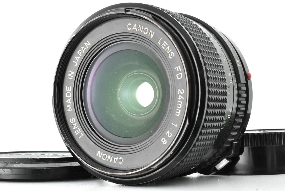 【実用品】 Canon キャノン New FD NFD ニューFD 24mm F2.8 ワイドアングル MF レンズ EF-1065