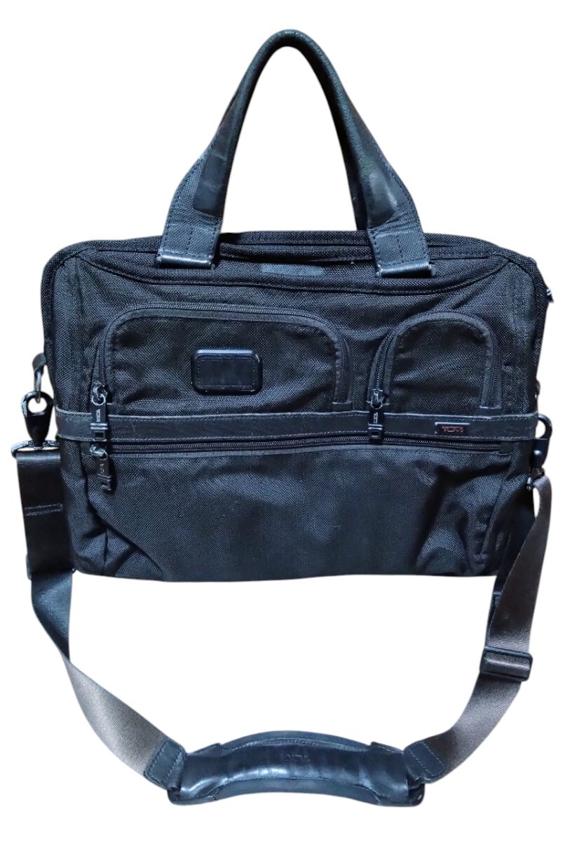 送料無料/TUMI /26141D2/トゥミ アルファ2 エクスパンダブル オーガナイザー/PC ブリーフバッグ/ビジネスバッグ/黒/バリスティックナイロン