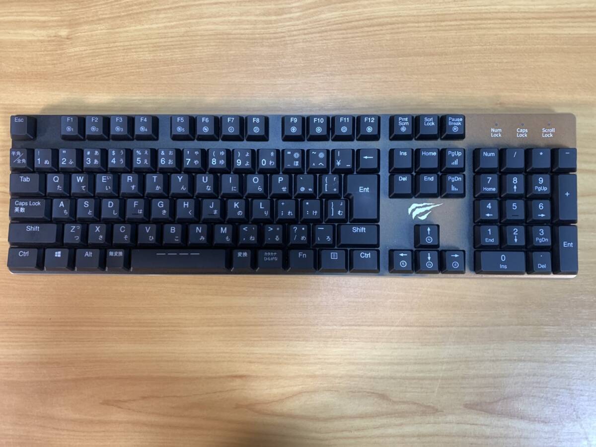 HAVIT/メカニカルキーボード/HV-KB395L/青軸/ロープロファイル
