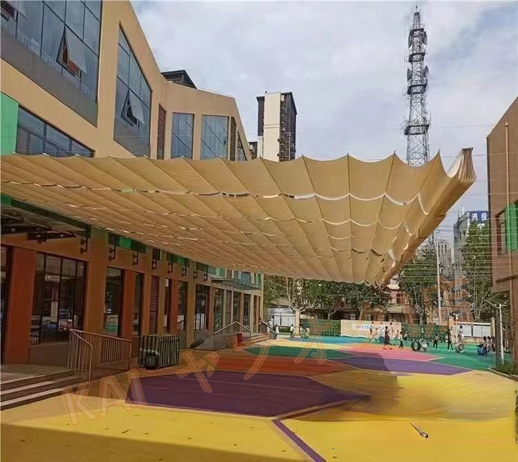 新品屋外用開閉式パーゴラシェードカバー、カスタマイズ可能なウェーブセイルオーニング、ワイヤーサンスクリーン屋根キャノピー2X3M