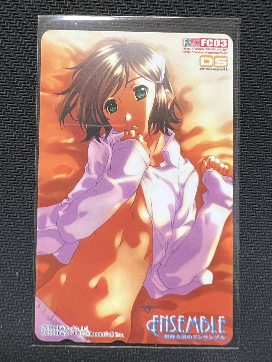 ENSEMBLE ~舞降る羽のアンサンブル~ テレホンカード F&C 針玉ヒロキ
