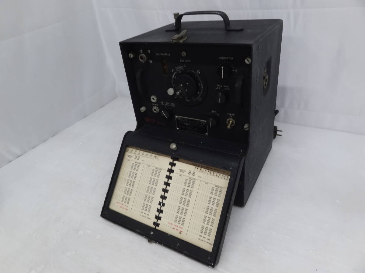 〈BENDIX RADIO〉　周波数計　BC-221-M　USアーミー