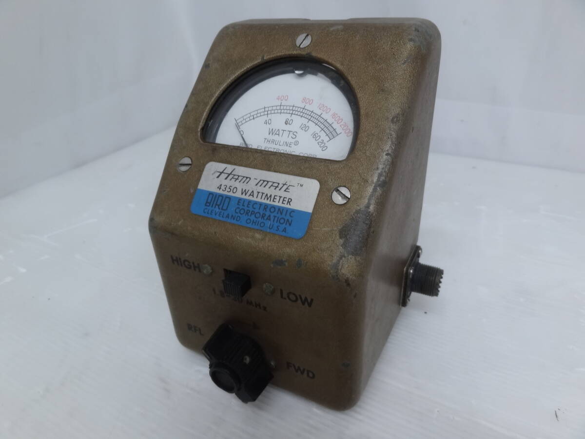 〈BIRD〉　ワットメーター　 HAM-MATE 4350　USA