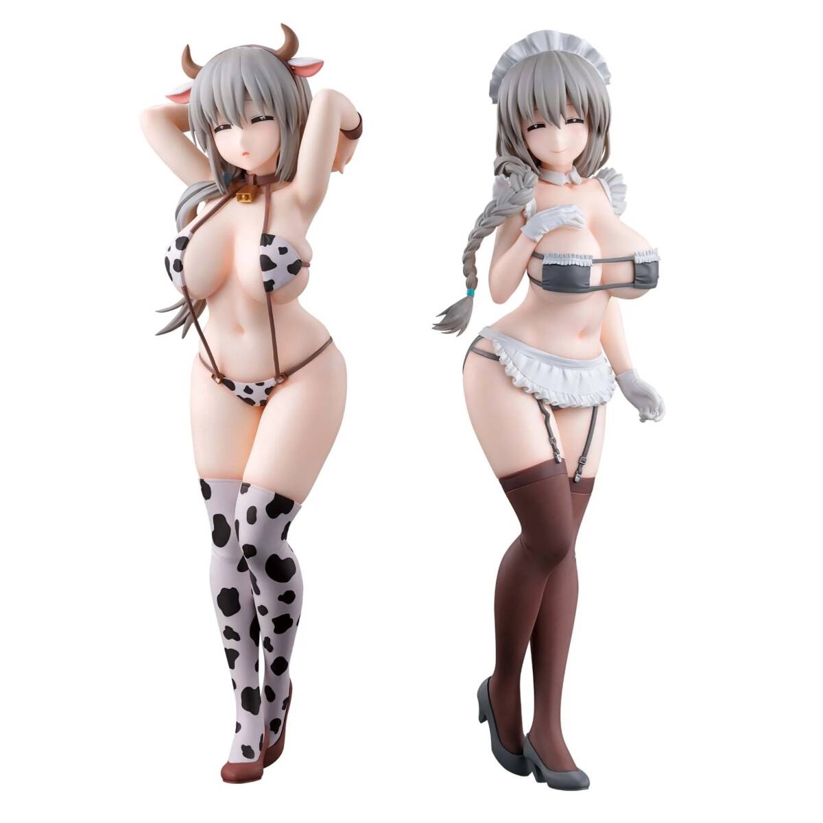 宇崎ちゃんは遊びたい！ω GLITTER&GLAMOURS 宇崎月 牛水着ver. メイドver. セット バンプレスト バンダイスピリッツ フィギュア