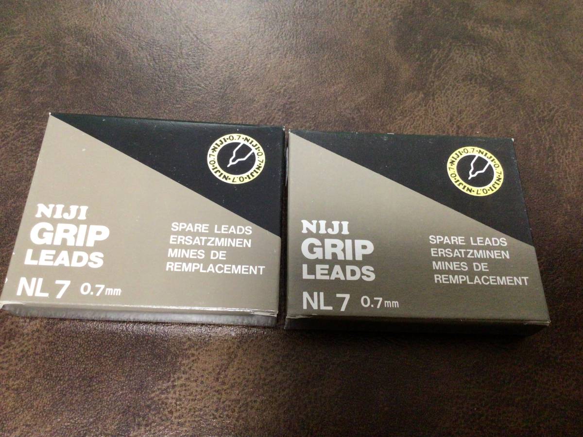 ⑧⑦新品★NIJI GRIP LEADS NL7 0.7mm芯 HB シャープペンシル シャーペン用 60mm×12本入 2ダース 一箱144本入り Yasutomo&co.,Ltd.製