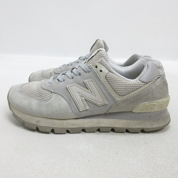 Q■【25cm】ニューバランス/New Balance ML574DCTスエードスニーカー■灰MENS/26【中古】