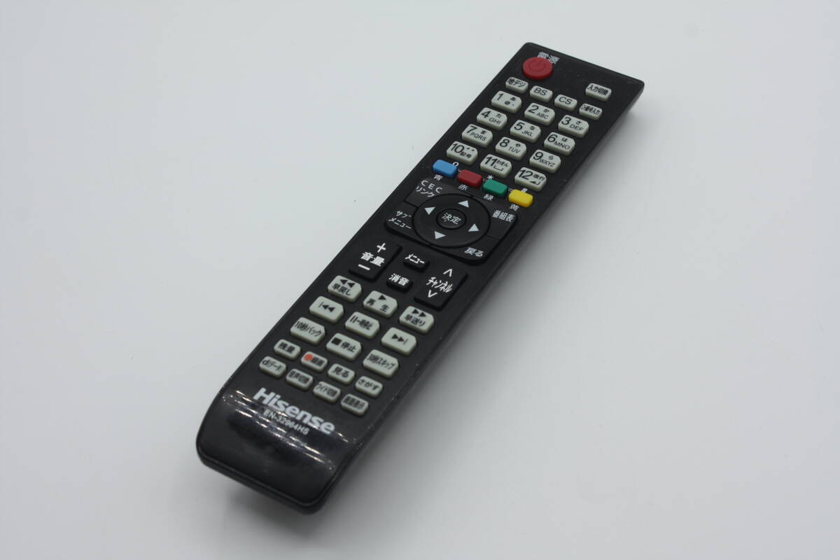 送料無料！ Hisense 純正　EN-32964HS　美品　液晶テレビ用リモコン