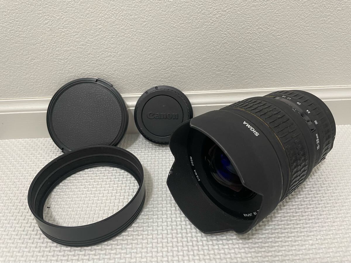 【動作品】SIGUMA　15‐30mm　3.5‐4.5　DG　EX　キャノン用