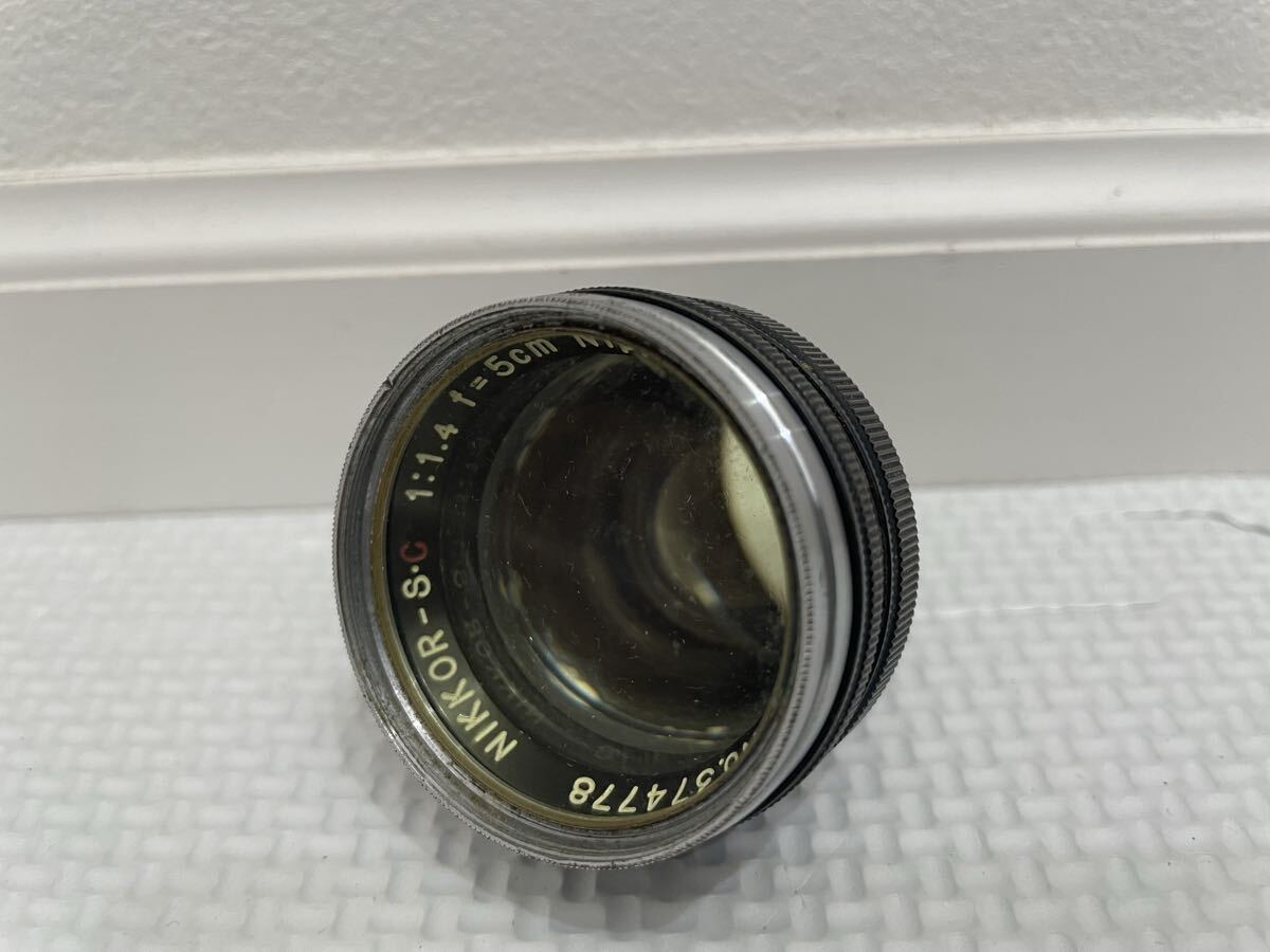 【動作品】Nikon NIKKOR-S.C 1:1.4 f=5cm　ブラック