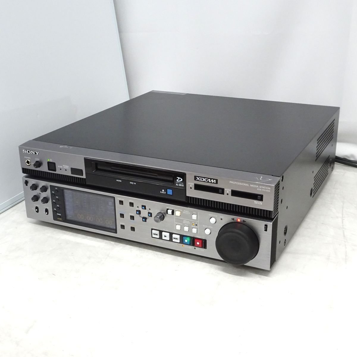 SONY XDS-PD1000 XDCAMプロフェッショナル メディアステーション（HDD/ProDisc/SxS対応/冗長電源）（LASER 僅か2） 【中古/動作品】#427236
