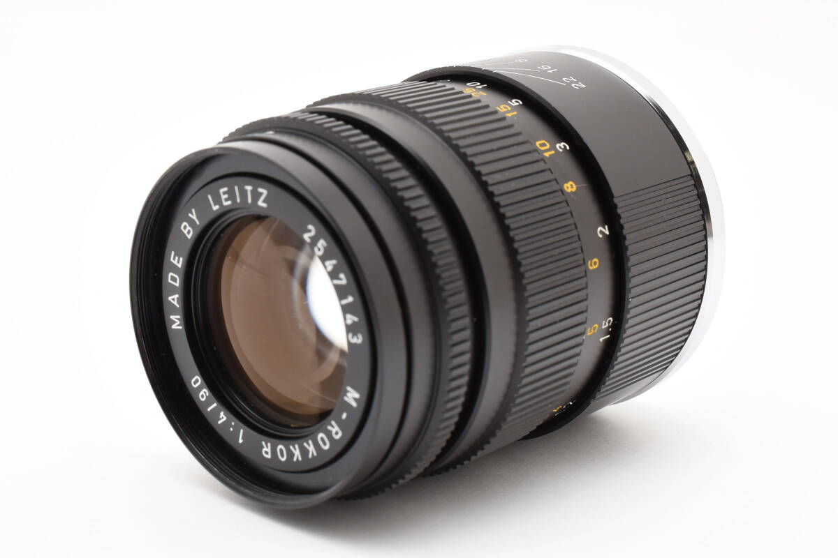 LEITZ MINOLTA M ROKKOR 90mm F4 CL ミノルタ 単焦点レンズ #3654