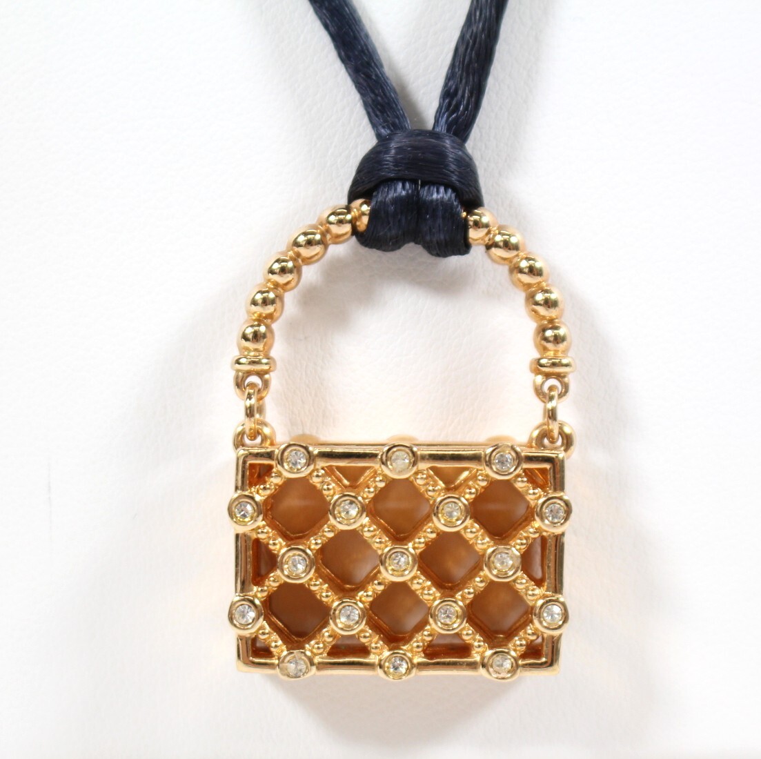 Y6885#◆中古品◆SWAROVSKI スワロフスキー GP ペンダントトップ ラインストーン ネックレス