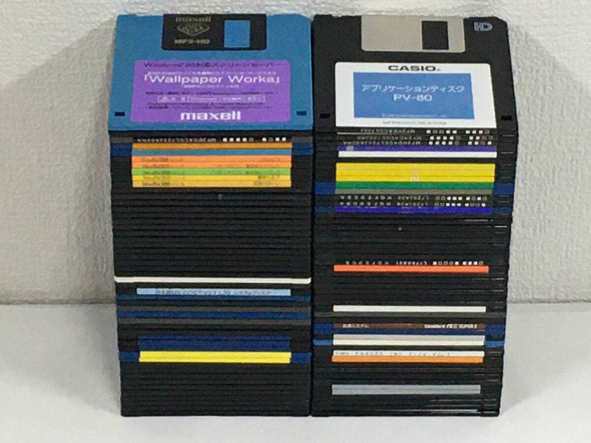 ★☆コ143 製品版 3.5インチ FD フロッピーディスク 100枚 まとめ売り システムディスク セットアップディスク ドライバディスク 他☆★