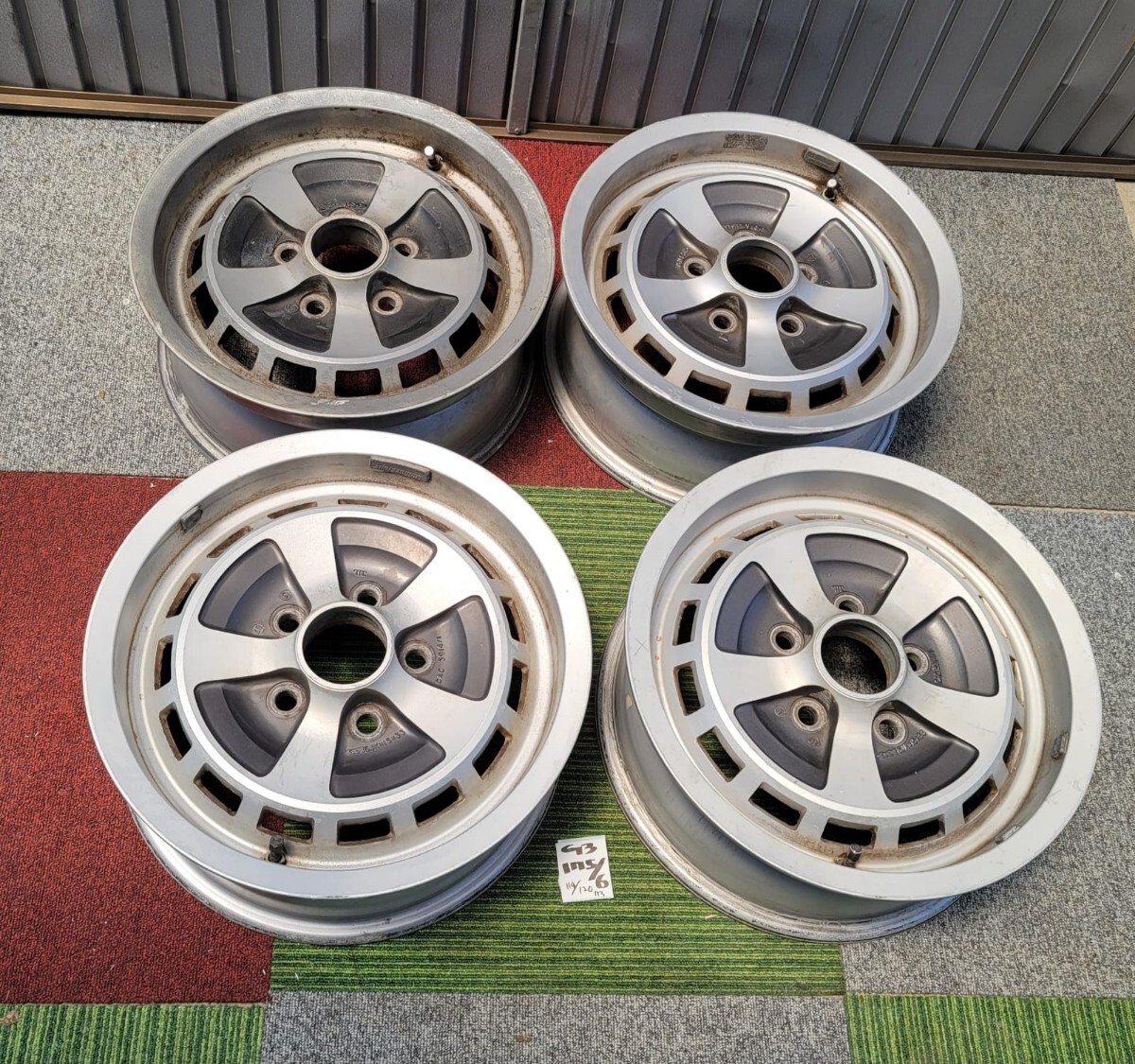 深リム ジャガー ダイムラー ダブルシックス 純正 15インチ 6J +33 PCD120.65 5Hホイールのみ 4本セット KENT JAGUAR XJS XJ6 XJ12