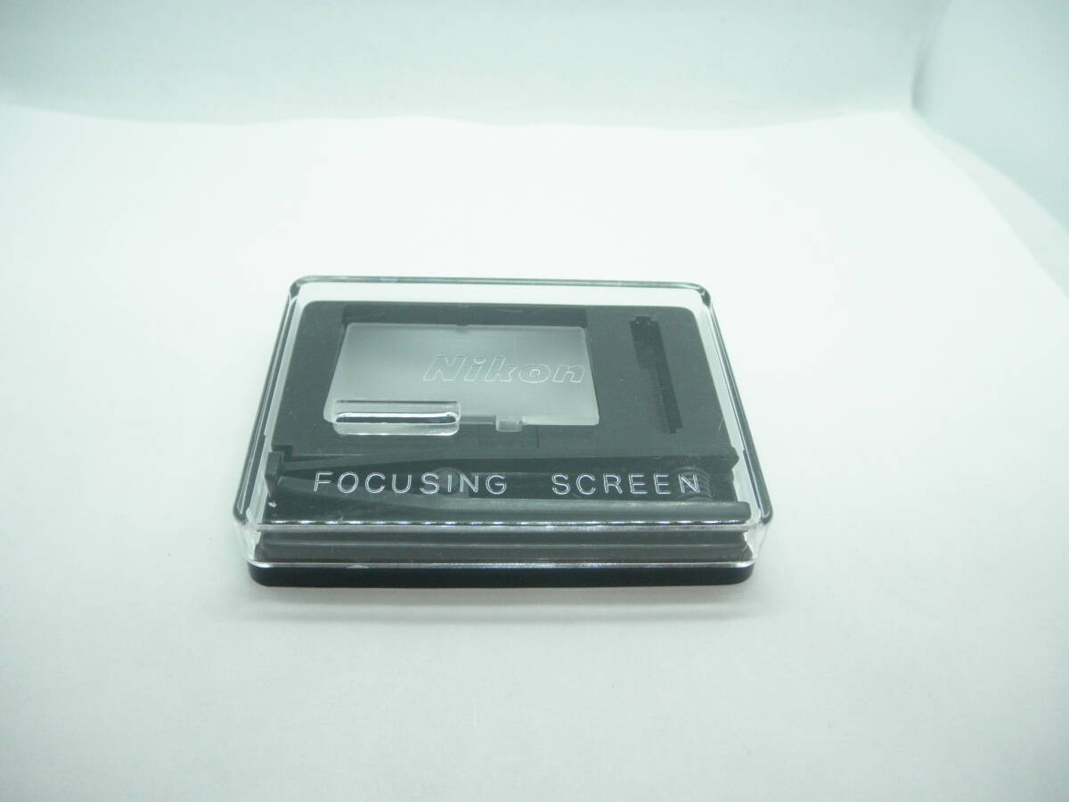 NIKON ニコン FE用スクリーン TYPE E 方眼マットE型 FOCUSING SCREEN 　貴重！ デッドストック品 未使用品 （送料無料）