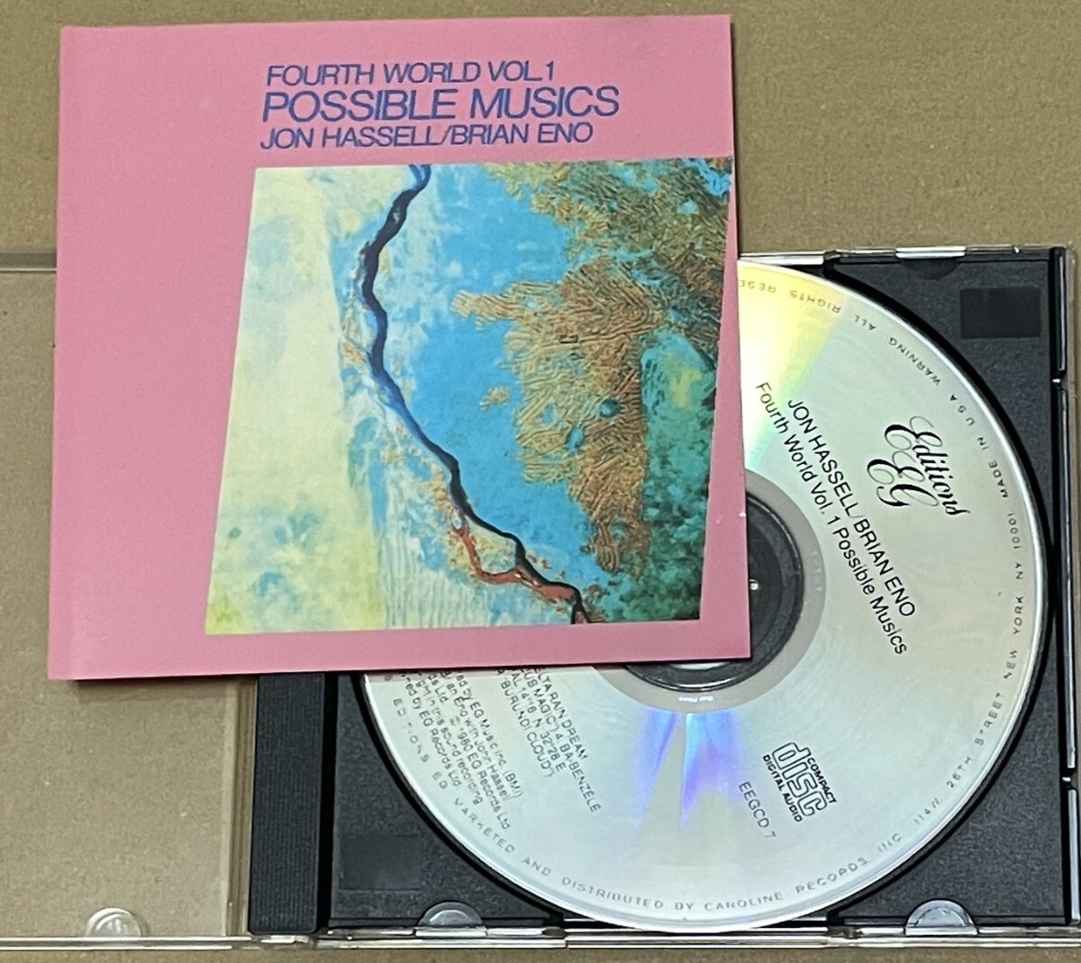 送料込 Jon Hassell / Brian Eno Fourth World Vol. 1 Possible Musics 輸入盤CD EEG00007 1-1-1 / EEGCD7