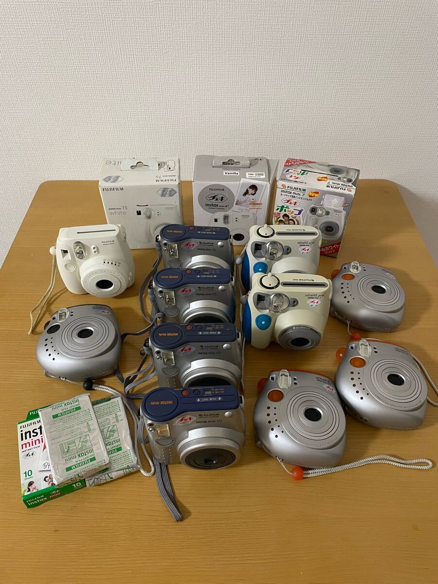 instax mini 14台セット　ジャンク FUJIFILM インスタントカメラ