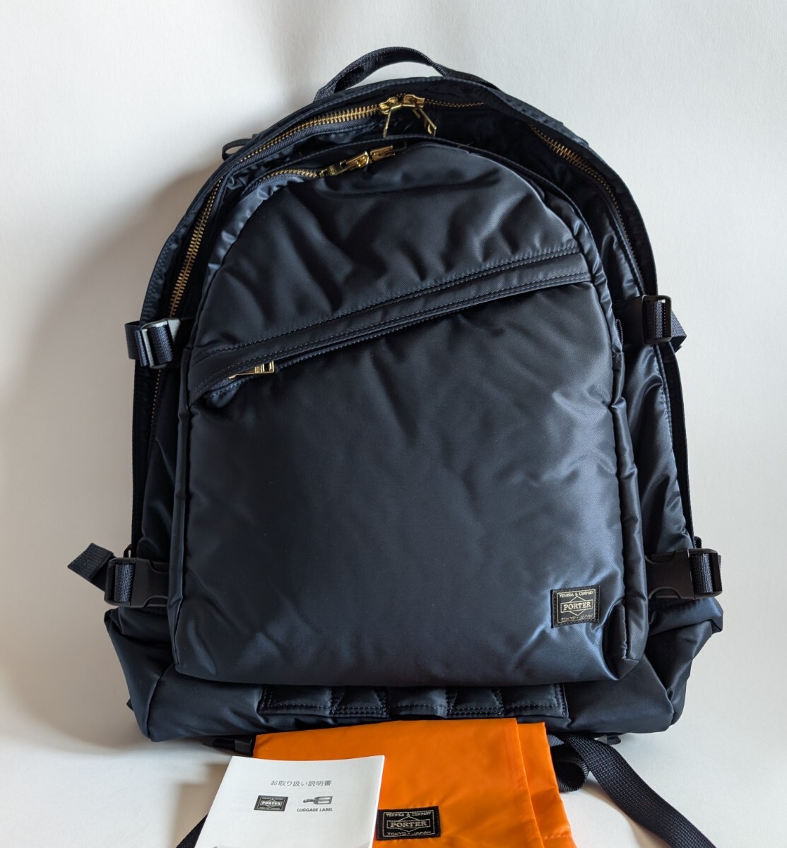 ★未使用★ PORTER TANKER DAYPACK XL デイパック バッグ ポーター タンカー 廃盤 アイアンブルー