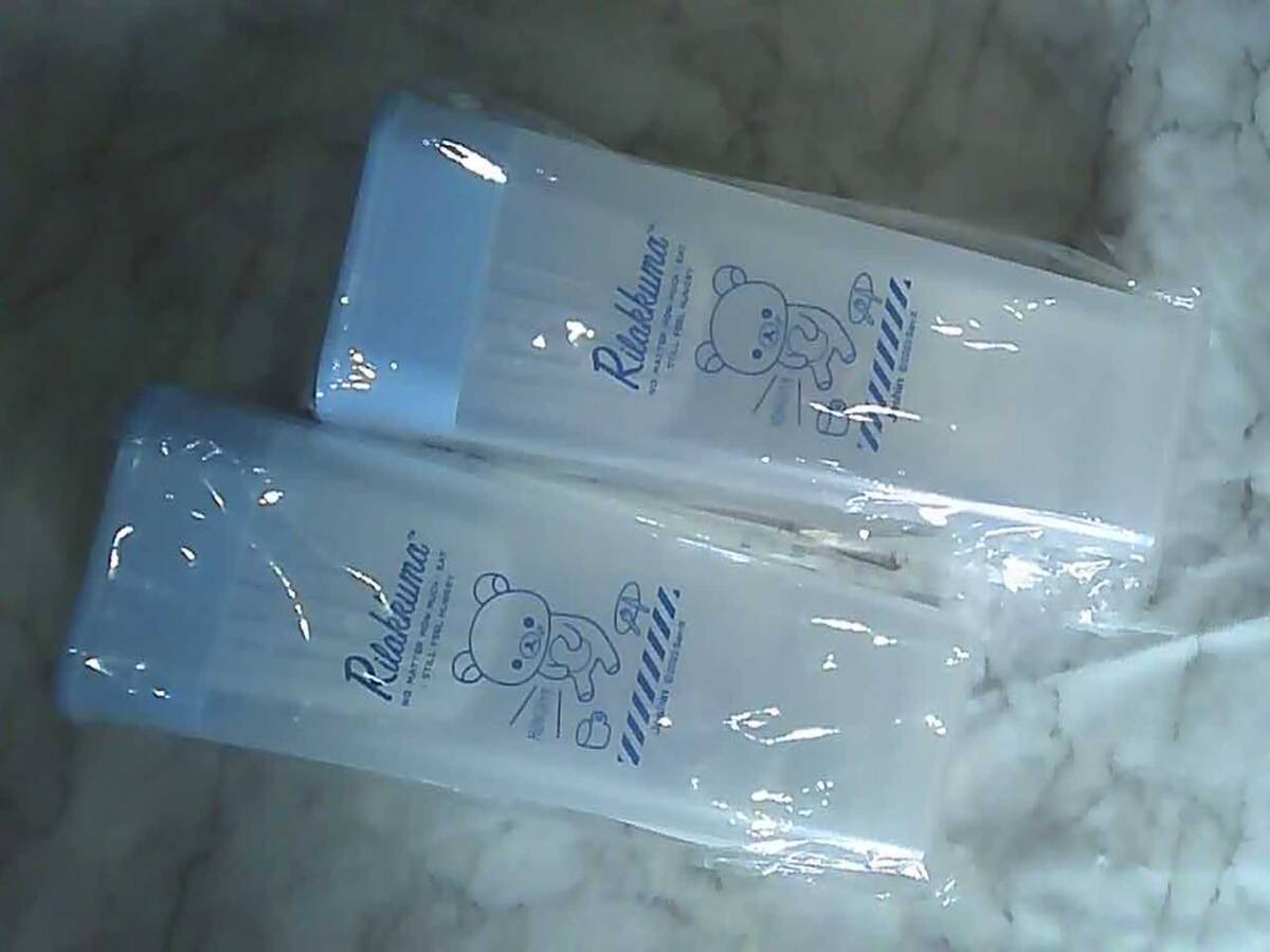 ●●●●リラックマ●冷茶ポット●2個●1L●茶こし付●ジョーシン●非売品●●●●