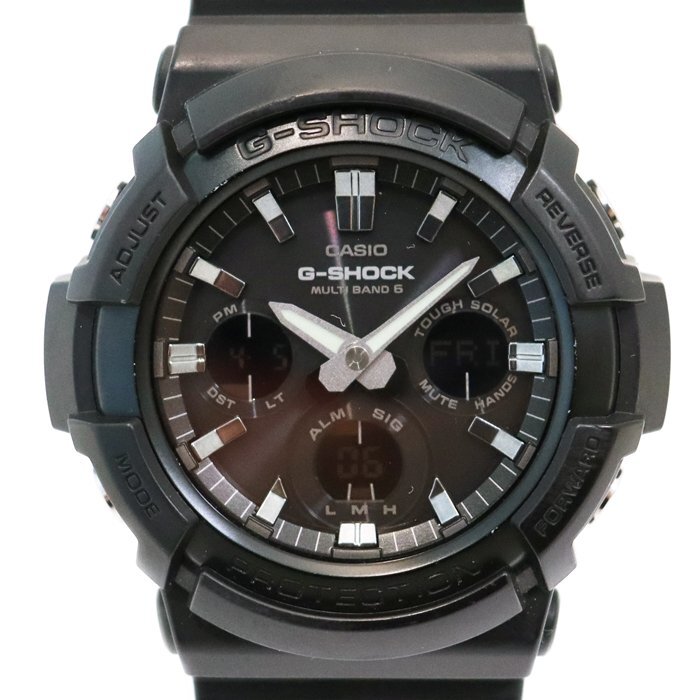 【ウォッチ】カシオ(CASIO) G-SHOCK メンズ腕時計 GAW-100B-1AJF 電波 タフソーラー ブラック文字盤 SS×樹脂 ジーショック 多機能