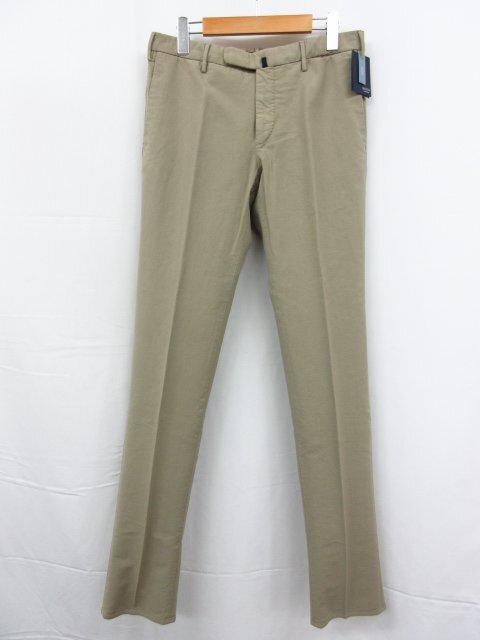 未使用 【インコテックス INCOTEX】 1AGW30 40539 421 定価42900円 コットンスラックス パンツ (メンズ) size50 ベージュ系 ◯3SLP0087◯