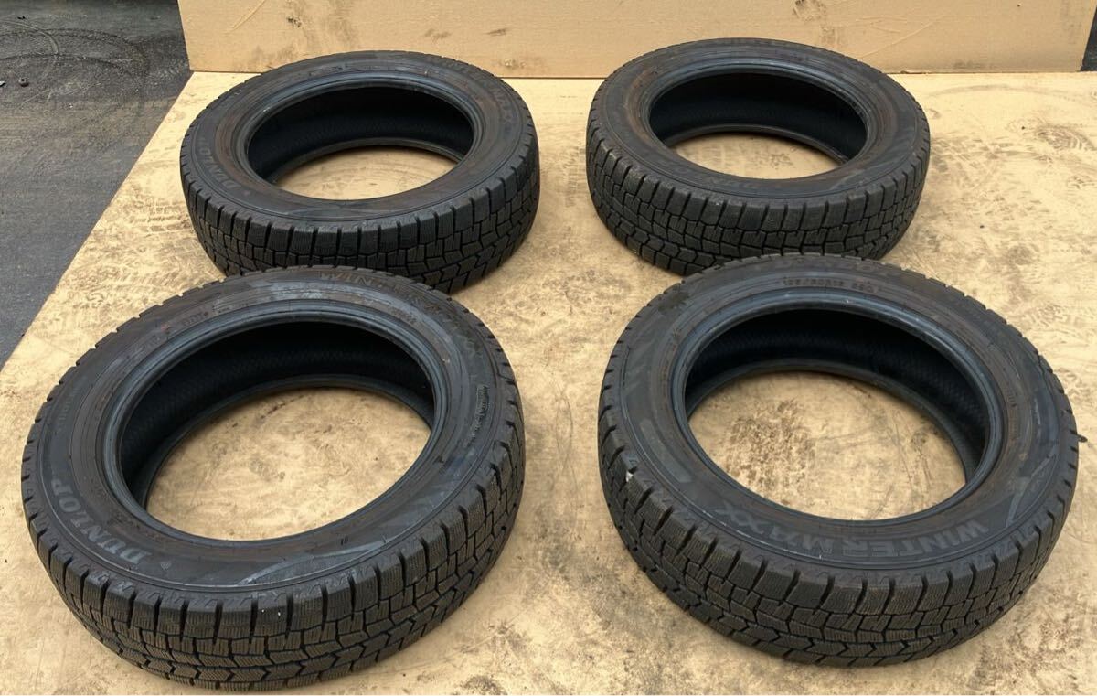 DUNLOPダンロップ-スタッドレスタイヤ 195/60R16 89Q4本セット2022年　C-5-472番