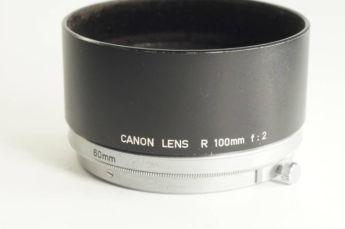 PH6群『キレイ』CANON LENS 50mm F2.8 フード 42mm カブセ式リング キャノン (L)50mmF2.8 II型、III型用 メタルフード