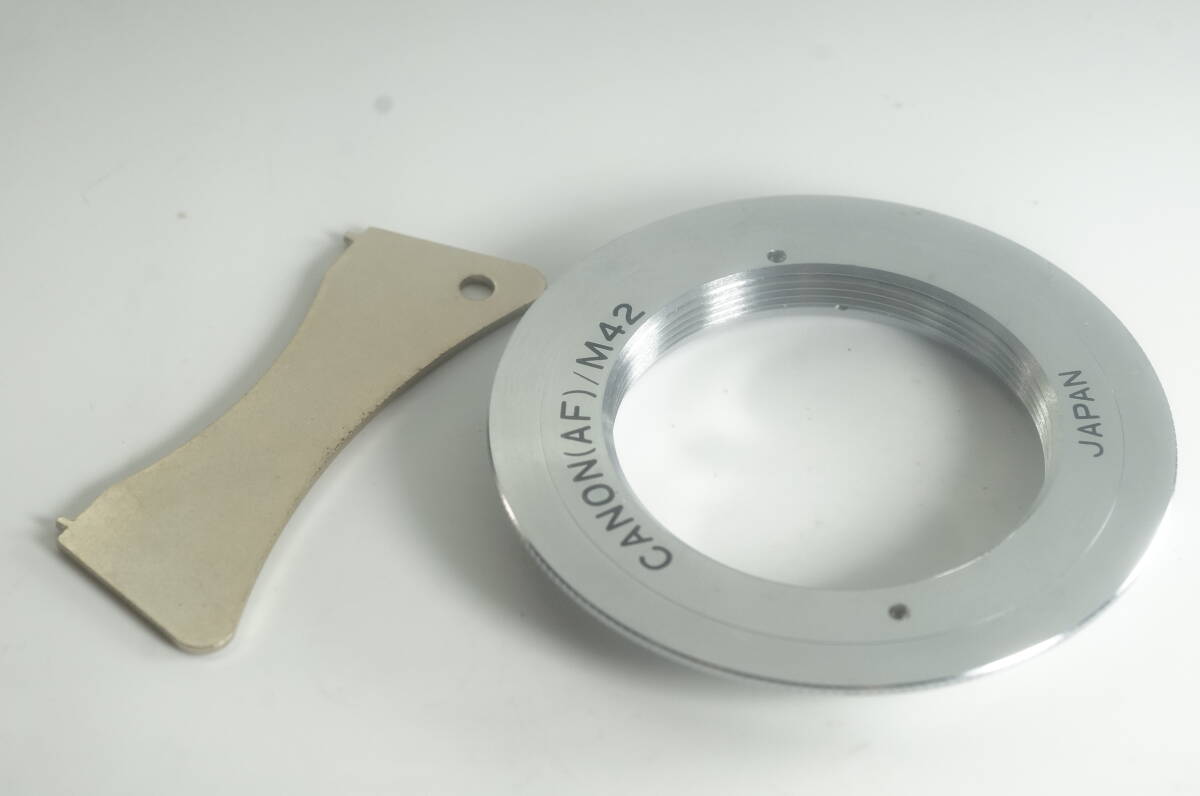 CAP-02郡『キレイ』マウントアダプター M42マウントレンズ- Canon EOSカメラ キャノン EFマウント M42-EOS マウント変換リング