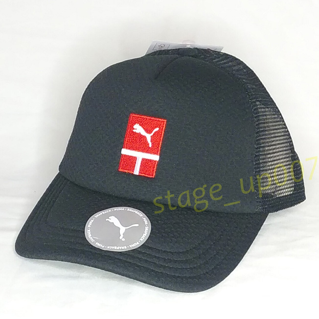 puma×XEBIO／スナップバック メッシュキャップ TR Cap 024600/ブラック/sizeF ／管QMMW