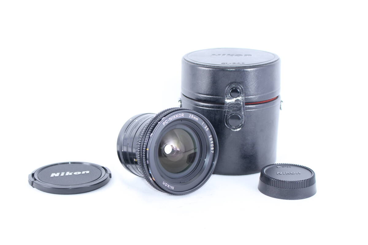 ★超極上★ニコン NIKON PC-NIKKOR 28mm F3.5 ★完動★#Q385