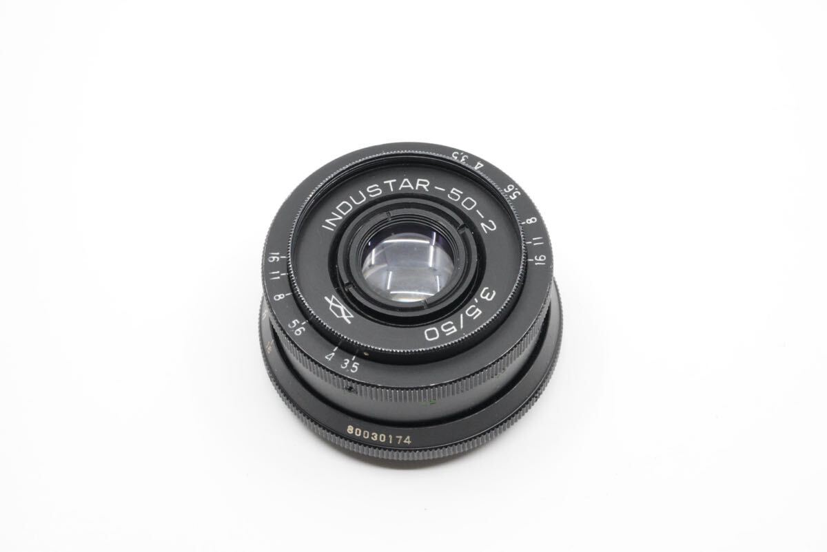 分解清掃済 Industar-50-2 50mm f3.5 M42マウント インダスター50-2 オールドレンズ 単焦点 パンケーキレンズ 21