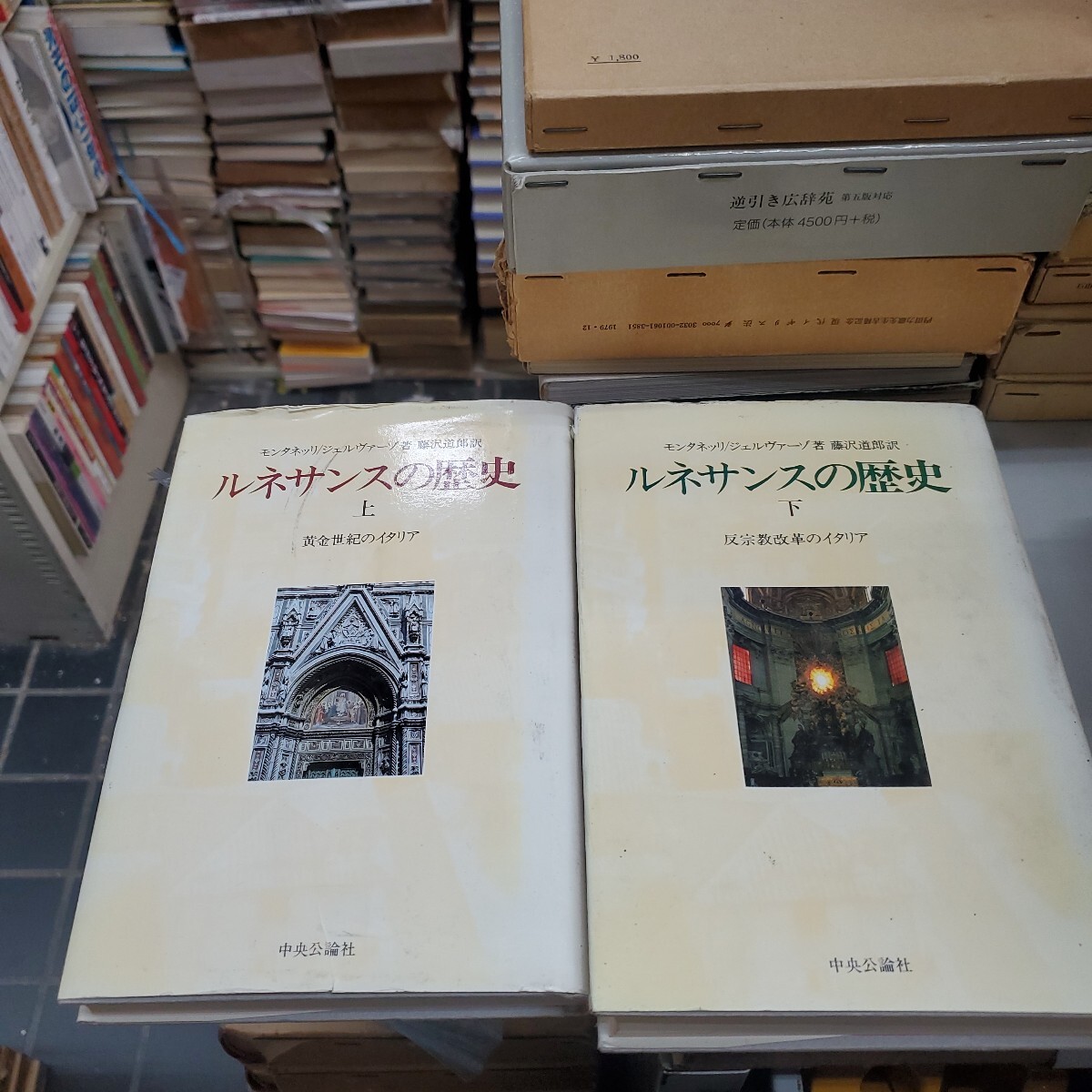 ルネサンスの歴史 上 (黄金世紀のイタリア) 下（反宗教改革のイタリア）2冊