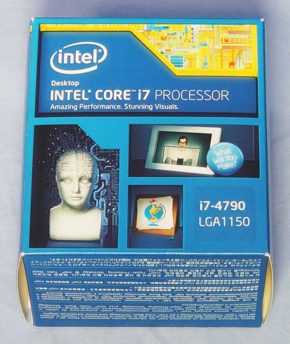 箱入り Intel Core i7-4790 Processor 3.60GHz 8MB Cache LGA1150 SR1QF 冷却ファン付 動作確認済 