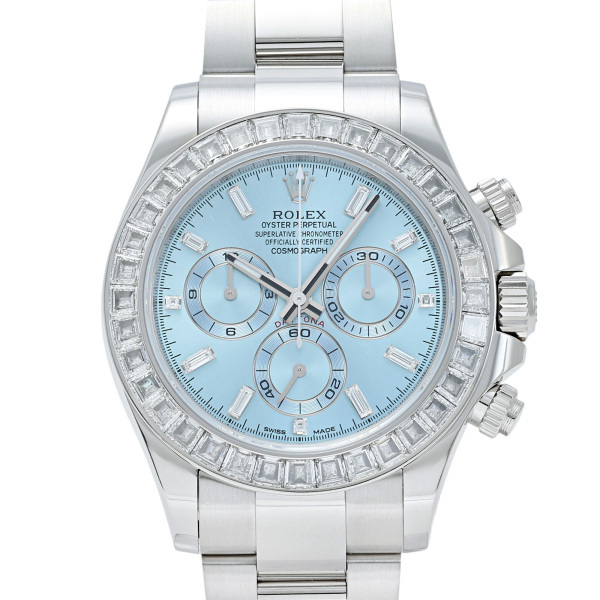 ロレックス ROLEX コスモグラフ デイトナ 116576TBR アイスブルー/8PB/3PD文字盤 中古 腕時計 メンズ