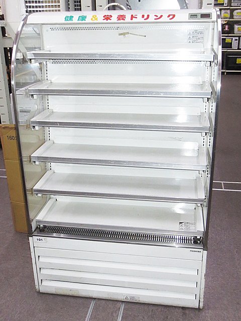 ∞【引取限定/北九州】TOSHIBA 東芝キヤリア 冷蔵ショーケース SF-313DLS-Y1 業務用 多段オープンショーケース 陳列棚 コンビニ □H8