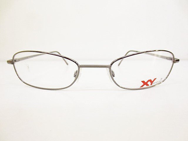 ∞ XYiwear 眼鏡 メガネフレーム Mod.XYELL C1 51□19-135 メタル フルリム ガンメタリック イタリア製 □H8
