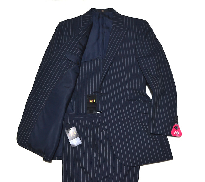 【新品】春夏 定価157,500円 DAKS ダックス 英国調 高級モヘヤ混スーツ A6（Lサイズ程度）日本製 オンワード樫山 ビジネスに 特価 9676