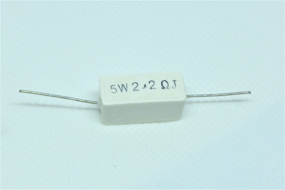 セメント抵抗 5w2.2Ω 1個