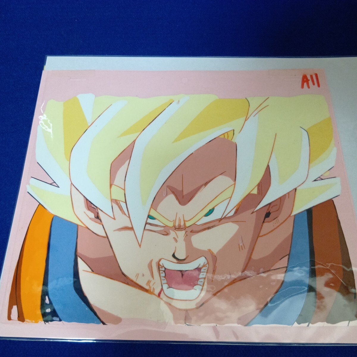 セル画◇ドラゴンボールZ◇孫悟空◇スーパーサイヤ人◇鳥山明◇原画◇作画記録◇タイムシート付き