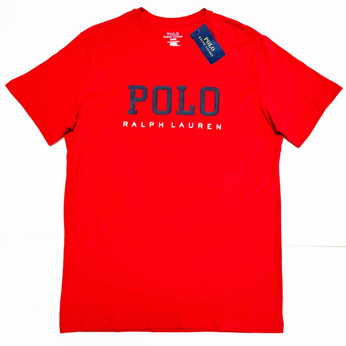 ■POLO RALPH LAUREN/ポロラルフローレン POLOプリントTシャツ レッドM新品■