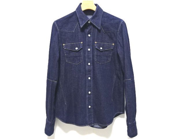 NUMBER(N)INE 00s vintage original DENIM SHIRT 3 size / ナンバーナイン ダーツ デニムシャツ 本人期 ラストコレクション 日本製 メンズ