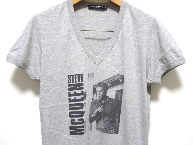 DOLCE＆GABBANA ｘ Steve McQueen 00s vintage original T-SHIRT 44 size / ドルチェ＆ガッバーナ マックイーン Tシャツ ITALY製 メンズ